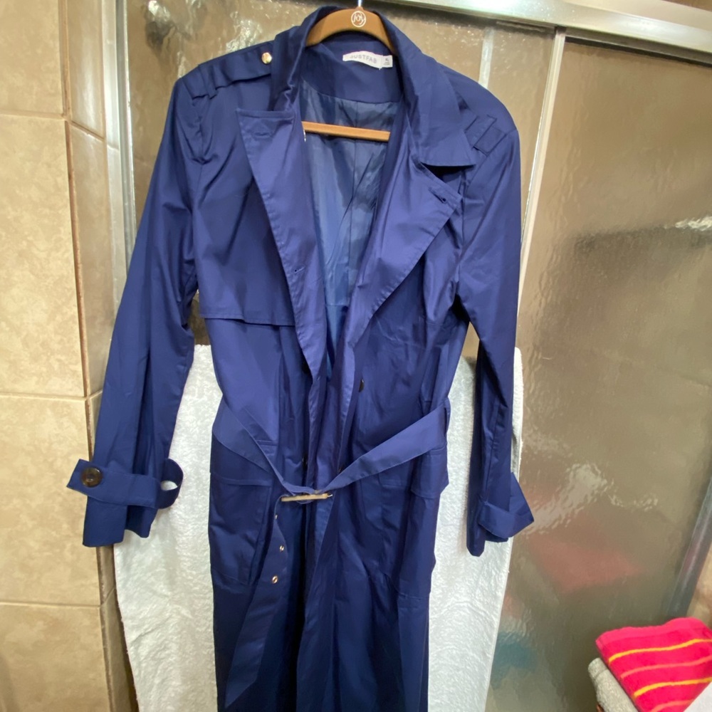Navy Blue Spring Trench
